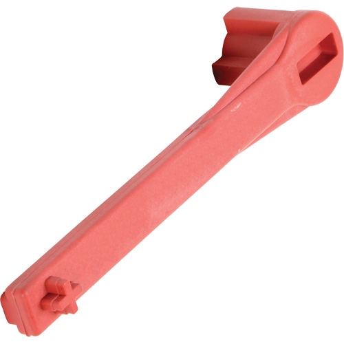 Single Ended Specialty Bung Nut Wrench, 1-1/4" Opening, 8" Handle, Non-Sparking Nylon Cam Industrial