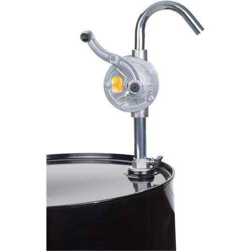 Rotary Drum Pump, Aluminum, Fits 5-55 Gal., 9.5 oz./Stroke Cam Industrial