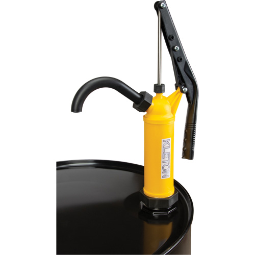 Pompe &agrave; baril de type levier, Polypropyl&egrave;ne, 14 oz/course, Pour barils de 5-55 gal. Cam Industrial