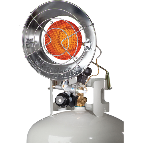 Single Tank-Top Heater, Radiant Heat, Propane, 15000 BTU/H Cam Industrial