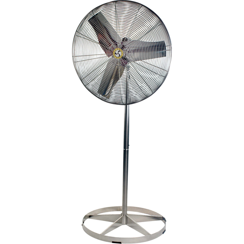 Ventilateurs &agrave; circulation d'air en acier inoxydable, lavables &agrave; grande eau pour service alimentaire, Industriel, 1 Vitesses, Diam&egrave;tre de 20" Cam Industrial