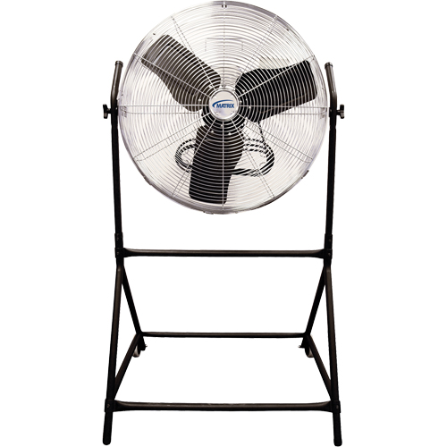 Roll-About Air Fan, Industrial, 3 Speed, 24" Diameter Cam Industrial