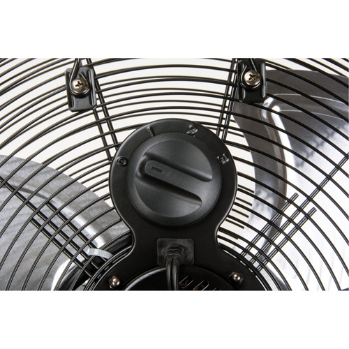 High-Velocity Floor Fan, Commercial, 3 Speed, 16" Diameter Cam Industrial