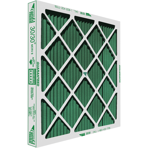 Filtre &agrave; panneau de grande capacit&eacute; 30/30, Sac, MERV 8, 16" la x 1" p x 16" h Cam Industrial