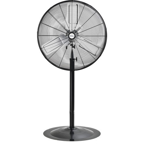 Non-Oscillating Pedestal Fan, Heavy-Duty, 2 Speed, 30" Diameter Cam Industrial