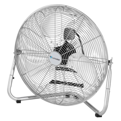 High-Velocity Floor Fan, Commercial, 3 Speed, 18" Diameter Cam Industrial