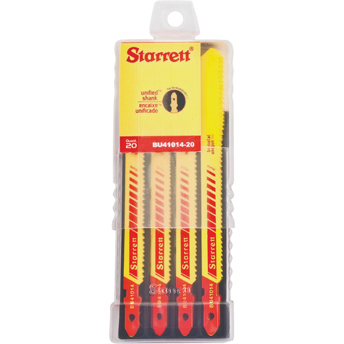 Lames pour scie sauteuse Unified Shank, Bim&eacute;tal, 4" lo, 10-14 dents par pouce Cam Industrial