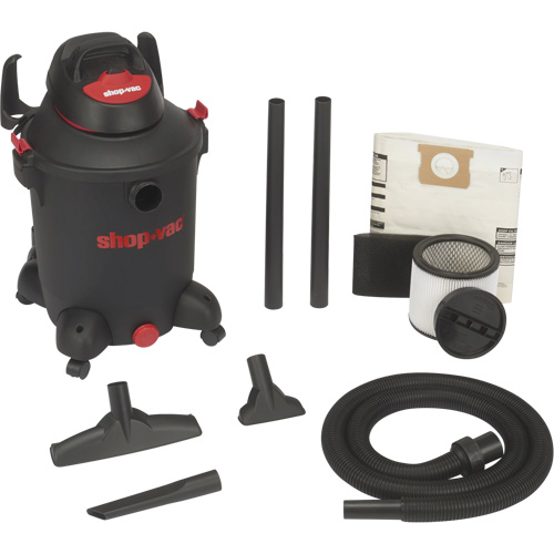 Utility Shop Vacuum, Wet-Dry, 5 HP, 10 US Gal. (37.9 Litres) Cam Industrial