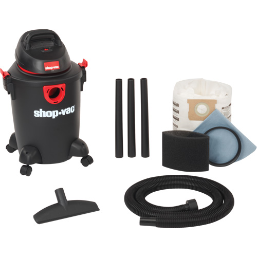DIY & Workshop Series Shop Vacuum, Wet-Dry, 3.5 HP, 6 US Gal. (22.7 Litres) Cam Industrial