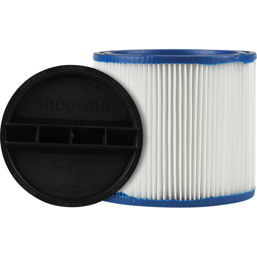 Filtre pour aspirateur pour d&eacute;bris secs/humides CleanStream Gore, Cartouche/Hepa, Pour 5 gal. US Cam Industrial