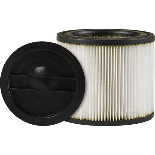 Small Vacuum Filter, Cartridge, Fits 1 - 6 US gal. Cam Industrial