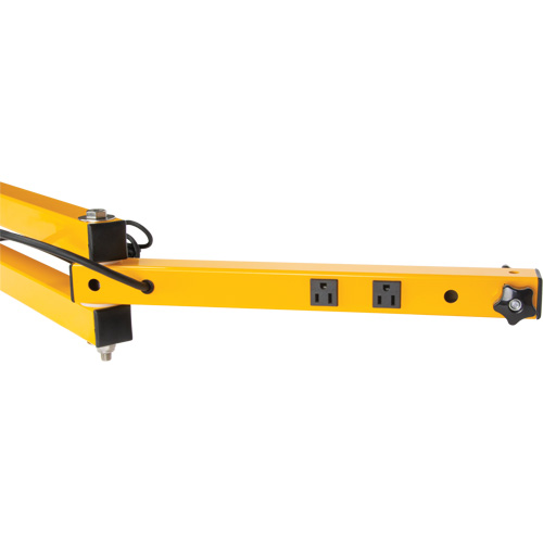 Bras verrouillables double 180 avec deux r&eacute;ceptacles Cam Industrial
