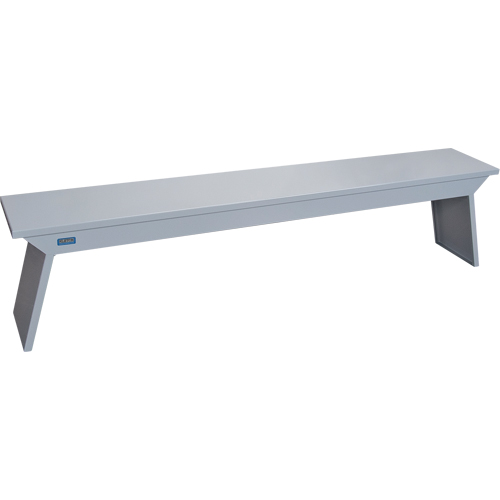Locker Room Benches, Steel, 72" L x 12" W x 17" H Cam Industrial