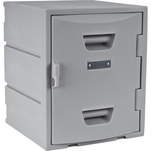 Locker, 15" x 15" x 18", Grey, Assembled Cam Industrial