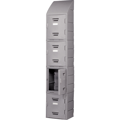 Locker, 15" x 15" x 18", Grey, Assembled Cam Industrial