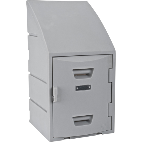 Locker, 15" x 15" x 31", Grey, Assembled Cam Industrial