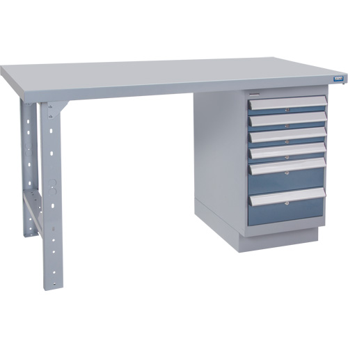 &eacute;tabli pr&eacute;conçu, 60" la x 36" p x 34" h, Capacit&eacute; 2500 lb Cam Industrial