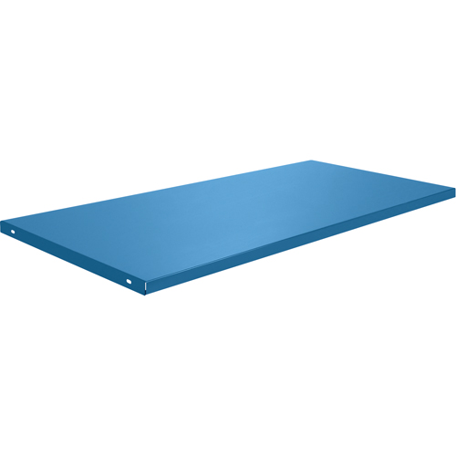 &eacute;tabli avec armoire - Tablettes, 58 3/4" x Capacit&eacute; de 300 lb, Acier, Bleu Cam Industrial