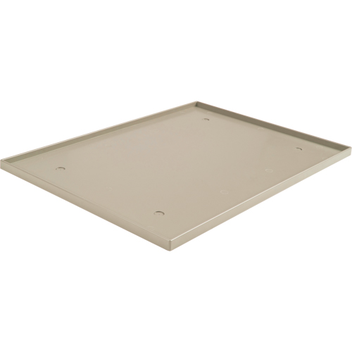 Fond de casier, Convient aux casiers 12" x 18", Beige, Plastique Cam Industrial