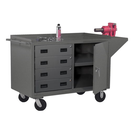 Mobile Workbench Cabinet, Steel Surface Cam Industrial