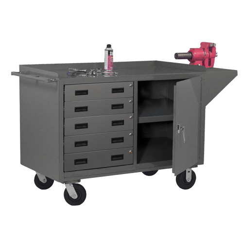 Mobile Workbench Cabinet, Steel Surface Cam Industrial