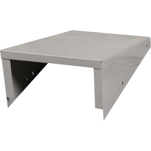 Clean Line Economy Lockers Slope Top, 3 Bank, 18" D x 36" W x 6" H, Grey, Steel Cam Industrial