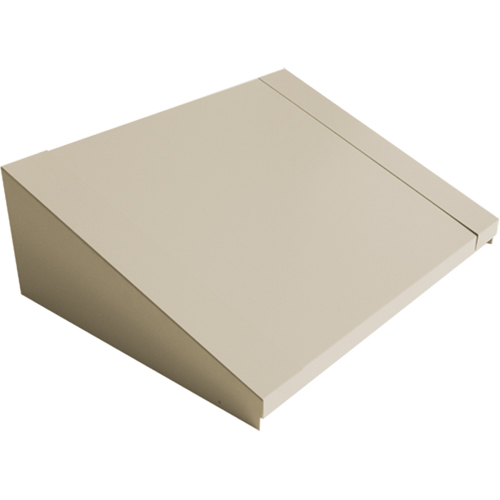 Dessus inclin&eacute; pour casiers robustes enti&egrave;rement soud&eacute; Concorde, Bloc de 2, 18" p x 24" la x 6" ha, Beige, Acier Cam Industrial