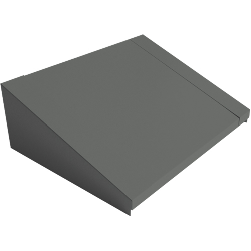 Dessus inclin&eacute; pour casiers robustes enti&egrave;rement soud&eacute; Concorde, Bloc de 2, 18" p x 24" la x 6" ha, Acier Cam Industrial