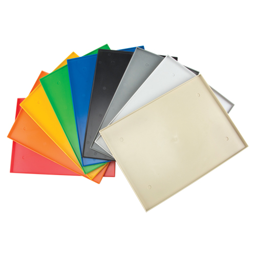 Fond de casier, Convient aux casiers 12" x 18", Beige, Plastique Cam Industrial