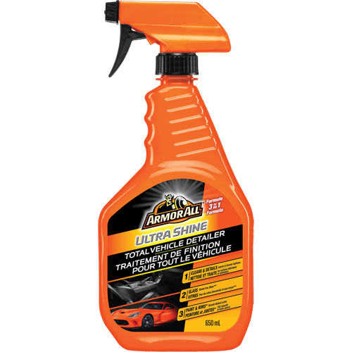 Traitement de finition pour tout le v&eacute;hicule Ultra Shine, 650 ml, Bouteille &agrave; g&acirc;chette Cam Industrial
