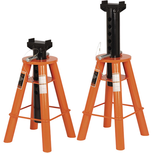 873A Low-Profile Truck Stand Set, 10 Tons Capacity, 20-1/2" - 30" H Cam Industrial