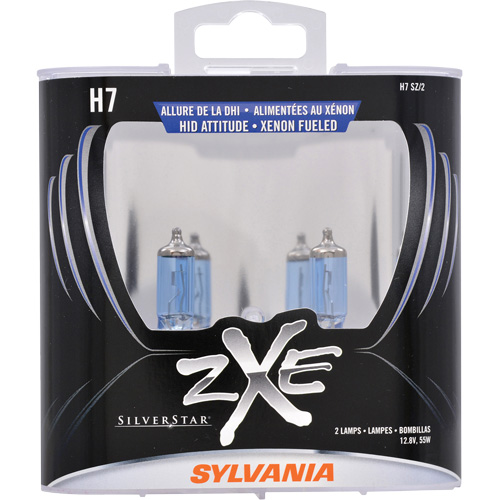 H7 SilverStar&reg; zXe Headlight Bulb, Halogen/HID, 56 W, White Cam Industrial