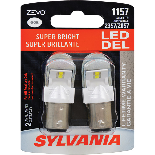 1157 Zevo&reg; Mini Automotive Bulb, LED, 1.7 W, White Cam Industrial