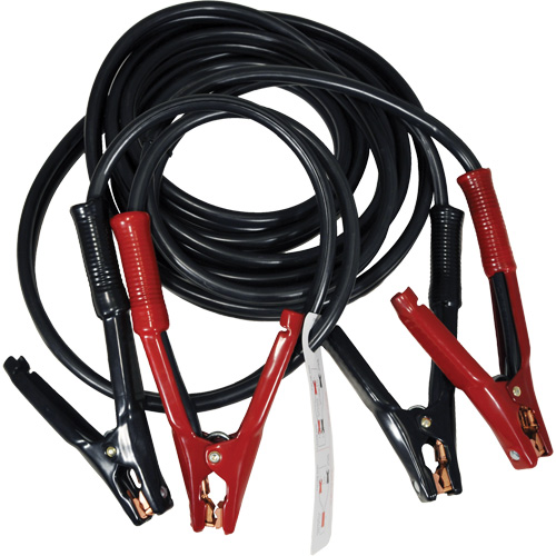 Heavy-Duty Booster Cables, 1 AWG, 800 Amps, 20' Cable Cam Industrial