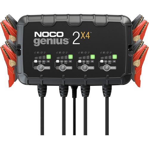 Chargeur de batterie 4 sorties de 8 A Genius 2X4 Cam Industrial