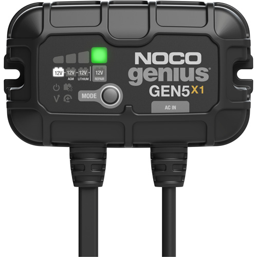 Chargeur de batterie embarqu&eacute; &agrave; 1 sortie de 5 amp&egrave;res Gen5X1 Genius Cam Industrial