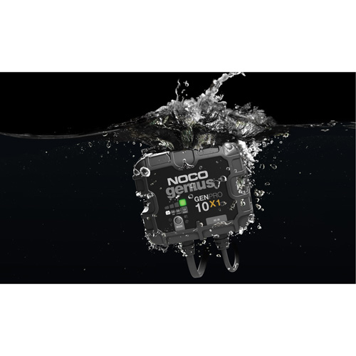 Chargeur de batterie embarqu&eacute; &agrave; 1 sortie de 10 amp&egrave;res GenPro10X1 Genius Cam Industrial