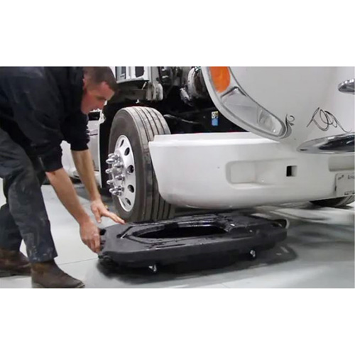 Bac de vidange d'huile pour camion &agrave; profil bas avec couvercle Cam Industrial