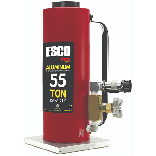 Heavy-Duty Lightweight Hydraulic Jack, 10" Stroke, 55 Ton(s) Capacity, 10000 PSI Cam Industrial