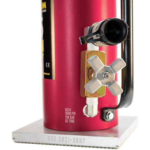 Heavy-Duty Lightweight Hydraulic Jack, 10" Stroke, 55 Ton(s) Capacity, 10000 PSI Cam Industrial