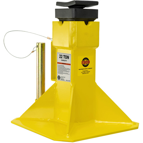 Crics avec sellette du dessus r&eacute;glable &agrave; vis, Tige verrouillable, 15-1/2" - 20-1/2" h Cam Industrial