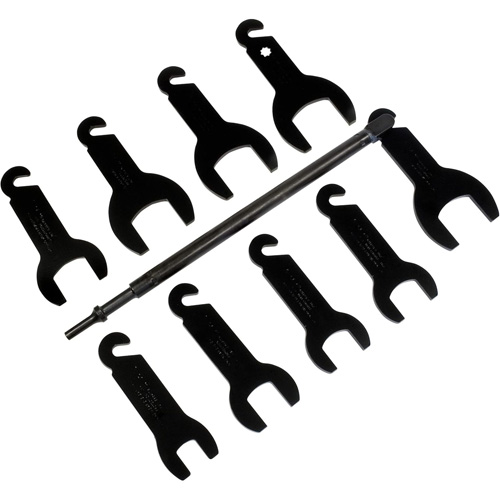 10-Piece Pneumatic Fan Clutch Wrench Set Cam Industrial