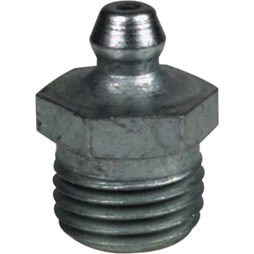 Raccord de graissage droit tr&egrave;s court, Acier, Filetage de 0,25 NPT Cam Industrial