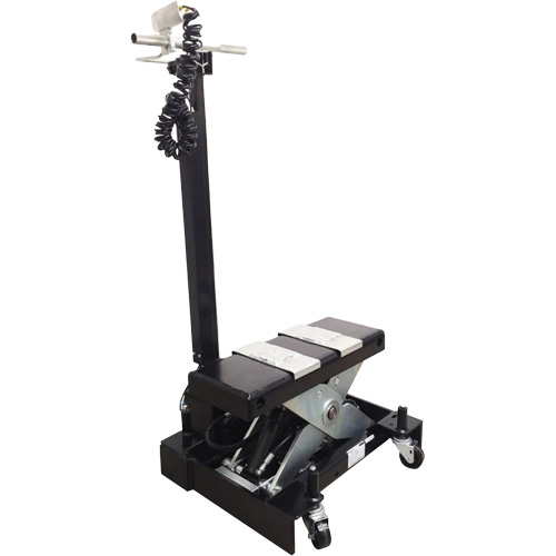 Low Profile Floor Service Jack, 12 Ton(s) Capacity, 7-1/2" Lowered, 15" Raised, Air Hydraulic Cam Industrial