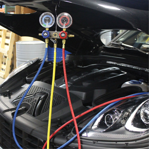 R1234Yf 2-Way Piston Valve Manifold Gauge Set Cam Industrial