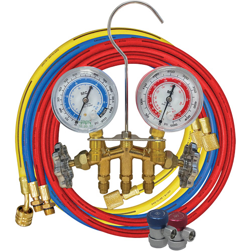 Ensemble de jauge &agrave; collecteur en laiton 2 voies R134A Cam Industrial