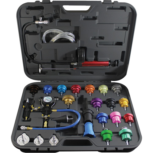 27-Piece Master Radiator Pressure Test Kit Cam Industrial