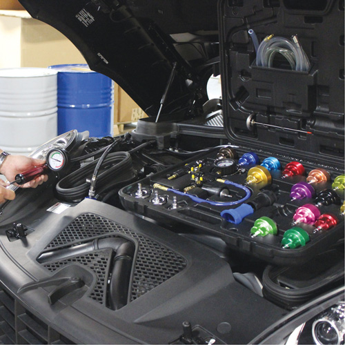 27-Piece Master Radiator Pressure Test Kit Cam Industrial