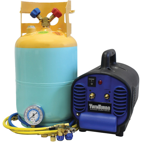 Mini Twin Refrigerant Recovery System For Contaminated R134A And R1234Yf Cam Industrial