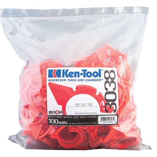 HexChex Multi-Size Loose Wheel Nut Indicator Cam Industrial